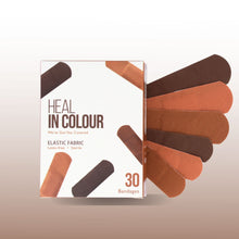 Load image into Gallery viewer, Heal in Colour Adhesive Bandages – Skin Tone Match for Brown & Black Skin